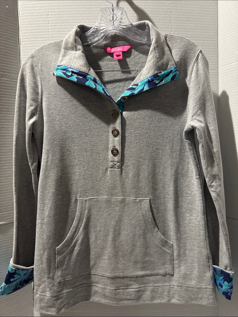 Rare Lily Pulitzer Collared Sweatshirt